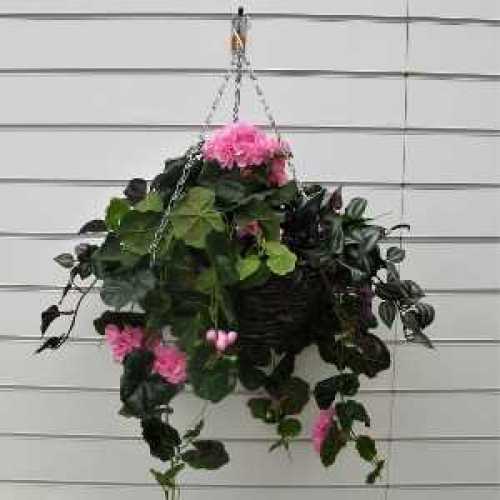 Buy Cheap Artificial Hanging Baskets Online Cheap Geranium Artificial