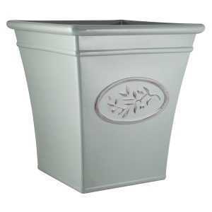 Fargro Olive Planter Tall Square 40cm - Grey