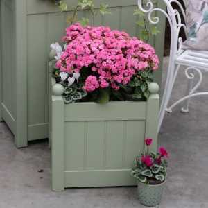 AFK Garden - Classic Painted Planters 380T Heritage Sage 17 inch height