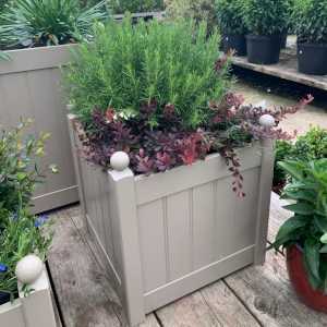 AFK Garden Classic Painted Planters 460 Nutmeg 20 Inch Height