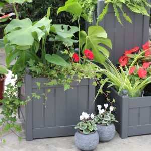 AFK Garden - Classic Painted Planter 460 Heritage Charcoal 20 inch Height