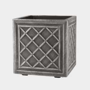 Stewart Garden Lead Effect 32cm Square Planter 239126