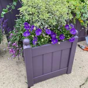 AFK Garden - Classic Painted Planters 380T Lavender 17 Inch Height