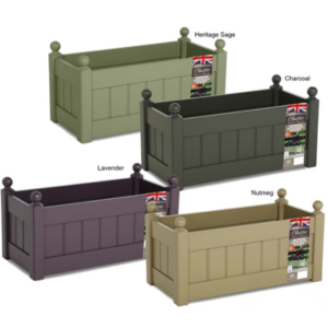 AFK Garden - Classic Painted Troughs Nutmeg 26 Inch