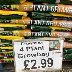 Growmoor 4 Plant Growbag 38L